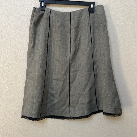 Vintage designer OSCAR de la renta skirt Sz 10 lined - Picture 5 of 8